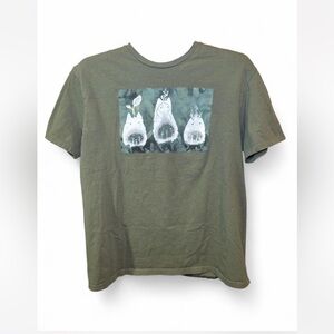 Stephanie Bayles Green Graphic T-Shirt